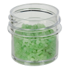 1/4 oz. Clear Polystyrene Straight-Sided Round Jar with 33/400 Neck (Cap Sold Separately)