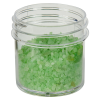 1 oz. Clear Polystyrene Straight-Sided Round Jar with 43/400 Neck (Cap Sold Separately)