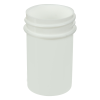3/4 oz. White Polypropylene Straight-Sided Round Jar with 33/400 Neck (Cap Sold Separately)