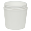 4 oz. White Polypropylene Tapered Thick Wall Round Jar with 63/400 Neck (Caps sold separately)