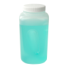 1 Gallon/4.3 Liter Nalgene™ Natural Polypropylene Wide Mouth Square Jar with Handgrips & 100mm Cap