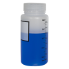 500mL Azlon® Polypropylene Graduated Label Bottle with 55mm Caps - Case of 12