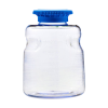 500mL SECUREgrasp® Polycarbonate Sterile Bottles with 45mm Blue Caps - Case of 24