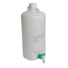 5 Liter Polypropylene Aspirator Bottle with Polyethylene Cap & Spigot
