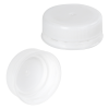 38mm ISS White LDPE Tamper Evident Screw Cap