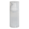 100mL Natural/White Polypropylene Empress Treatment Bottle with Pump & Cap