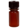 15mL Nalgene™ Narrow-Mouth Translucent Amber HDPE Bottle with 20/415 Cap