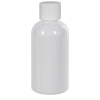 2 oz. White PET Traditional Boston Round Bottle with 20/400 Plain Cap with F217 Liner