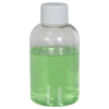 4 oz. Clear PET Squat Boston Round Bottle with 20/410 Plain Cap with F217 Liner