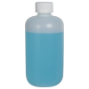 12 oz. HDPE Natural Boston Round Bottle with 24/410 CRC Cap