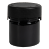 2 oz./60cc Black PET Aviator Container with Black CR Cap & Seal