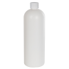 32 oz. HDPE White Tall Cosmo Bottle with Plain 28/410 Cap with F217 Liner