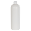 32 oz. HDPE White Tall Cosmo Bottle with CRC 28/410 Cap with F217 Liner
