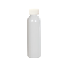 4 oz. White PET Cosmo Round Bottle with CRC 24/410 Cap with F217 Liner