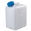 30 Liter Wide Mouth HDPE Jerrican with Blue Vented Cap