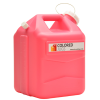 2-1/2 Gallon Pink Polyethylene 3rd Generation Jug with Cap