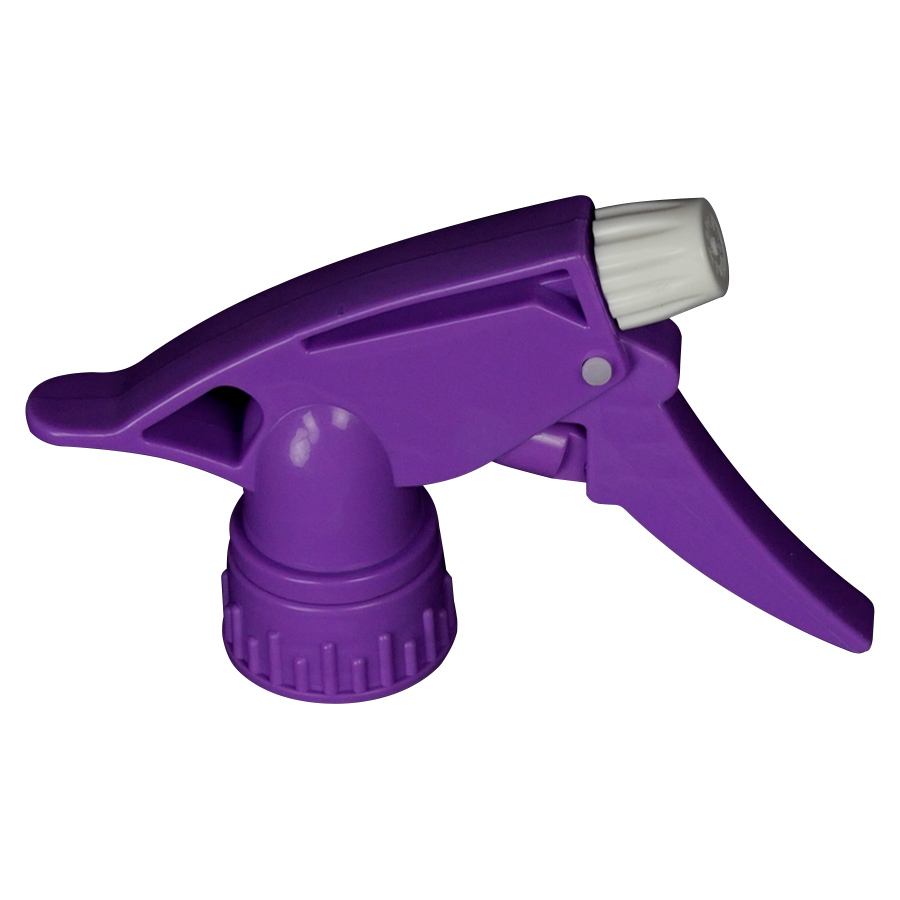 28/400 Neon Purple Polypropylene Model 300™ Spray Head with 9-1/4" Dip Tube (Bottle Sold Separately)