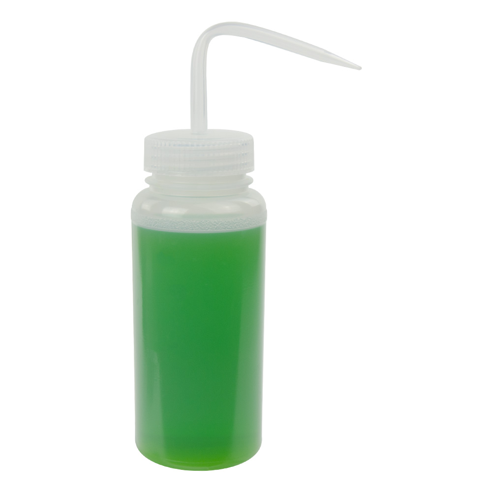 500mL Scienceware® Wide Mouth Wash Bottle with Natural Dispensing Nozzle
