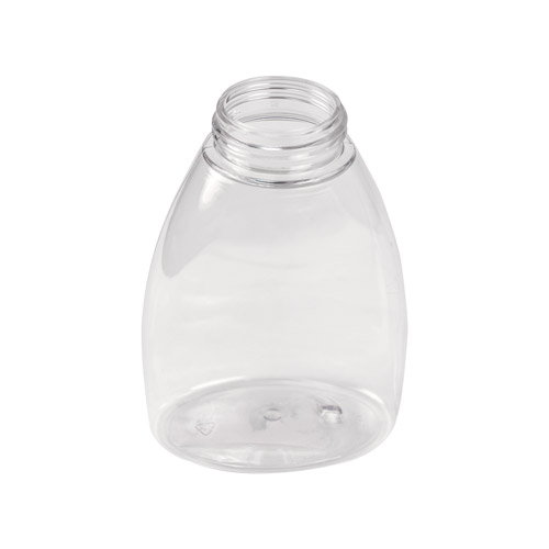 250mL Clear PET Foamer Style Oval Bottle with 40mm Neck (Pump Sold Separately)
