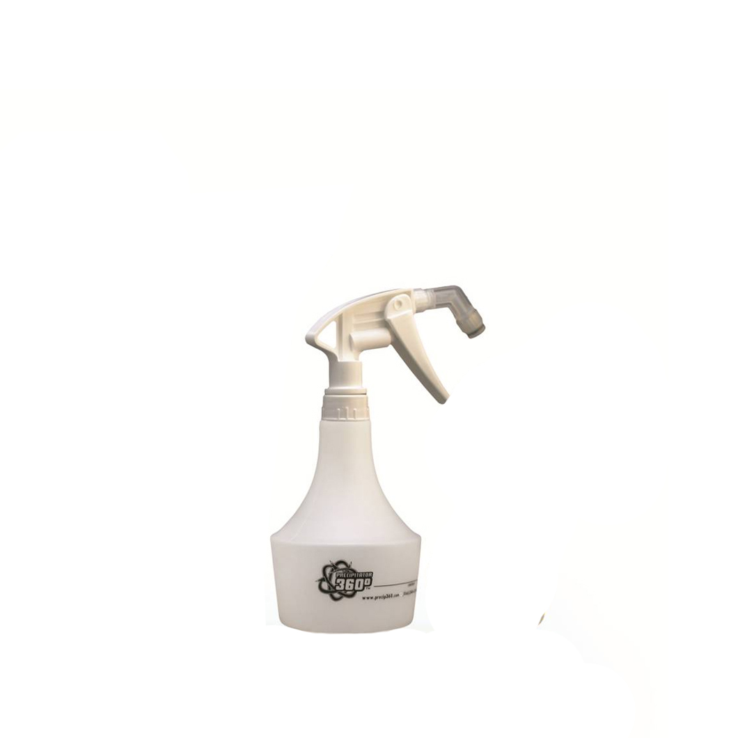 16 oz. HDPE Spray Bottle with White & Clear 360° Sprayer