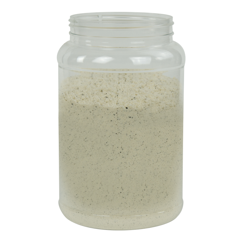 85 oz. Clear PET Round Jar with 110/400 Neck (Caps Sold Separately)