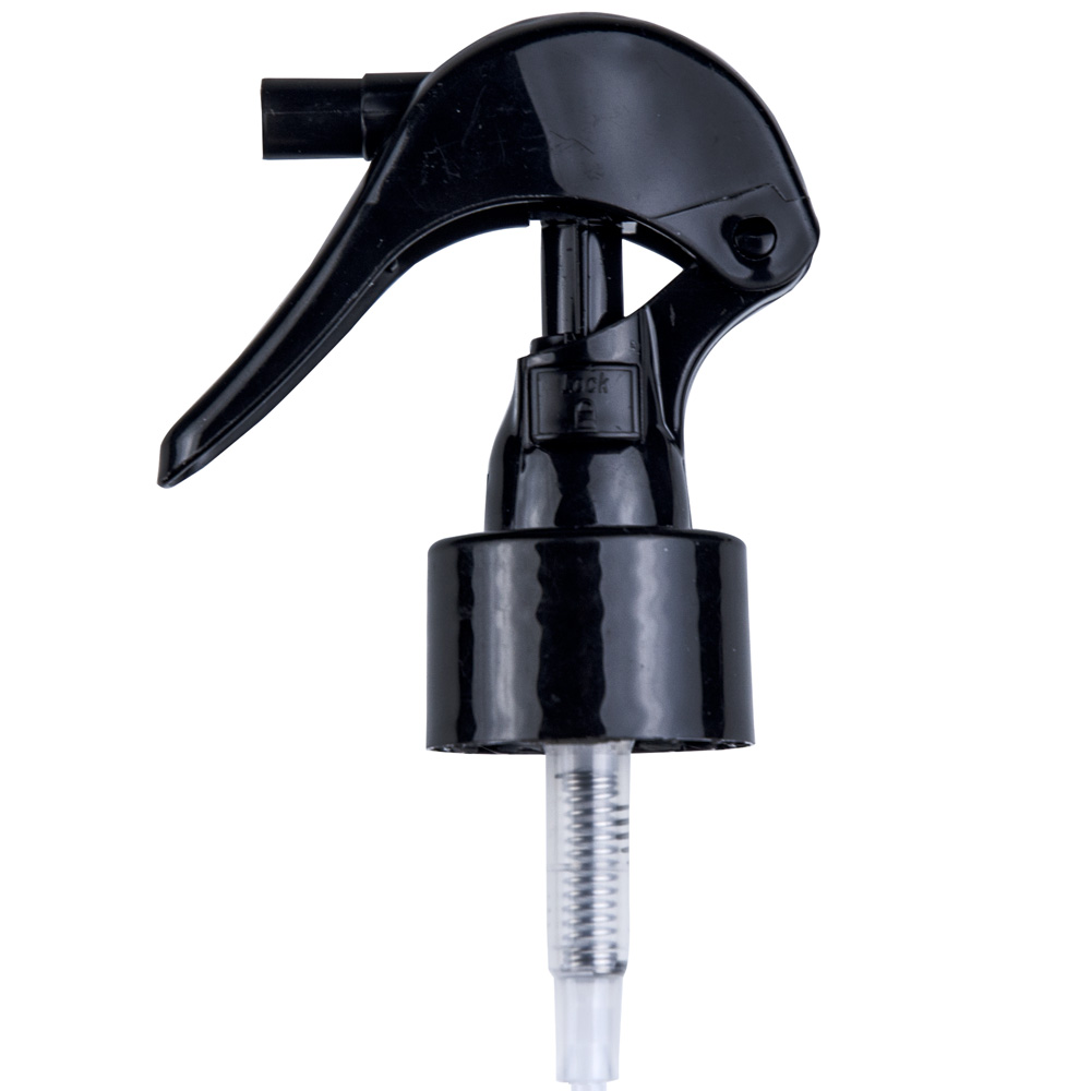 Omnia Warehouse Black Trigger Sprayer 24//410 with Lock Button /& 6-3//4 Dip Tube Bottle Sold Separately 3pcs//Set