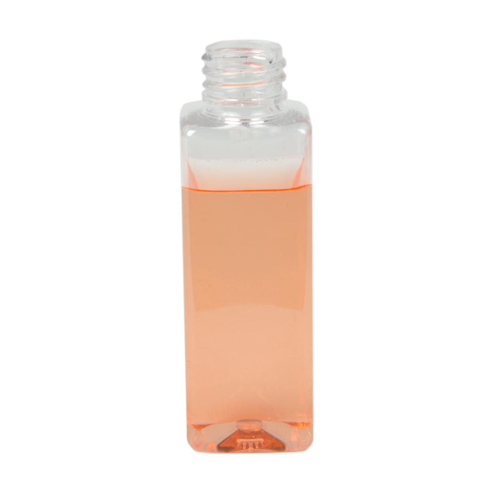 Download 2 oz. Clear PET Square Bottle with 20/410 Neck (Caps sold ... Yellowimages Mockups