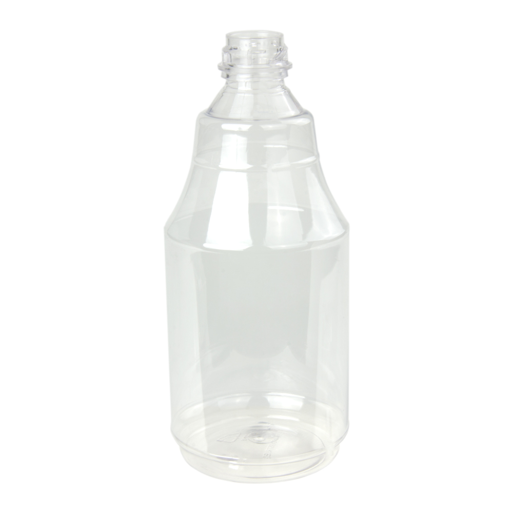 24 oz. Clear PET Flairosol Spray Bottle (Sprayer & Cap Sold Separately)