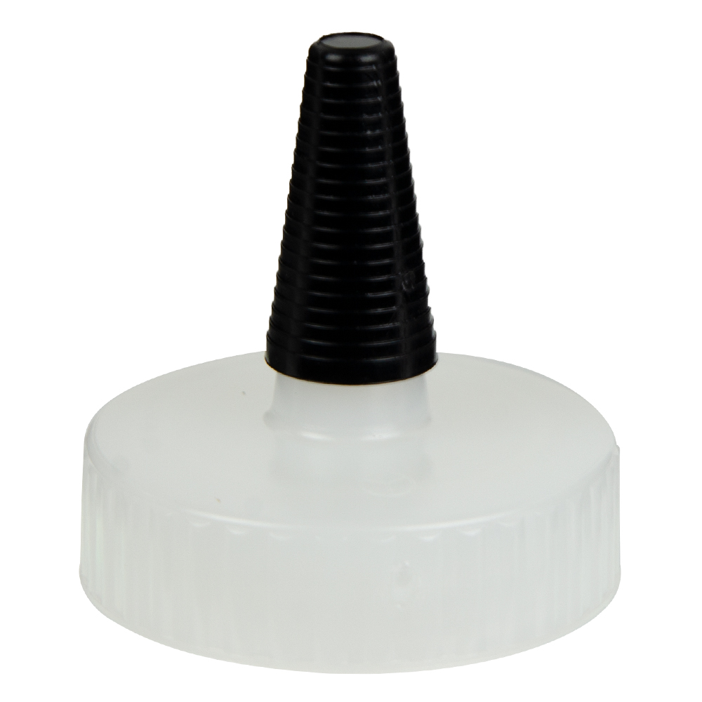 38/400 Natural Yorker Spout Cap with Long Black Tip