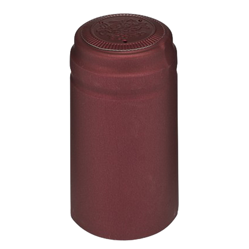 Metalic Maroon PVC Wine Bottle Shrink Capsules