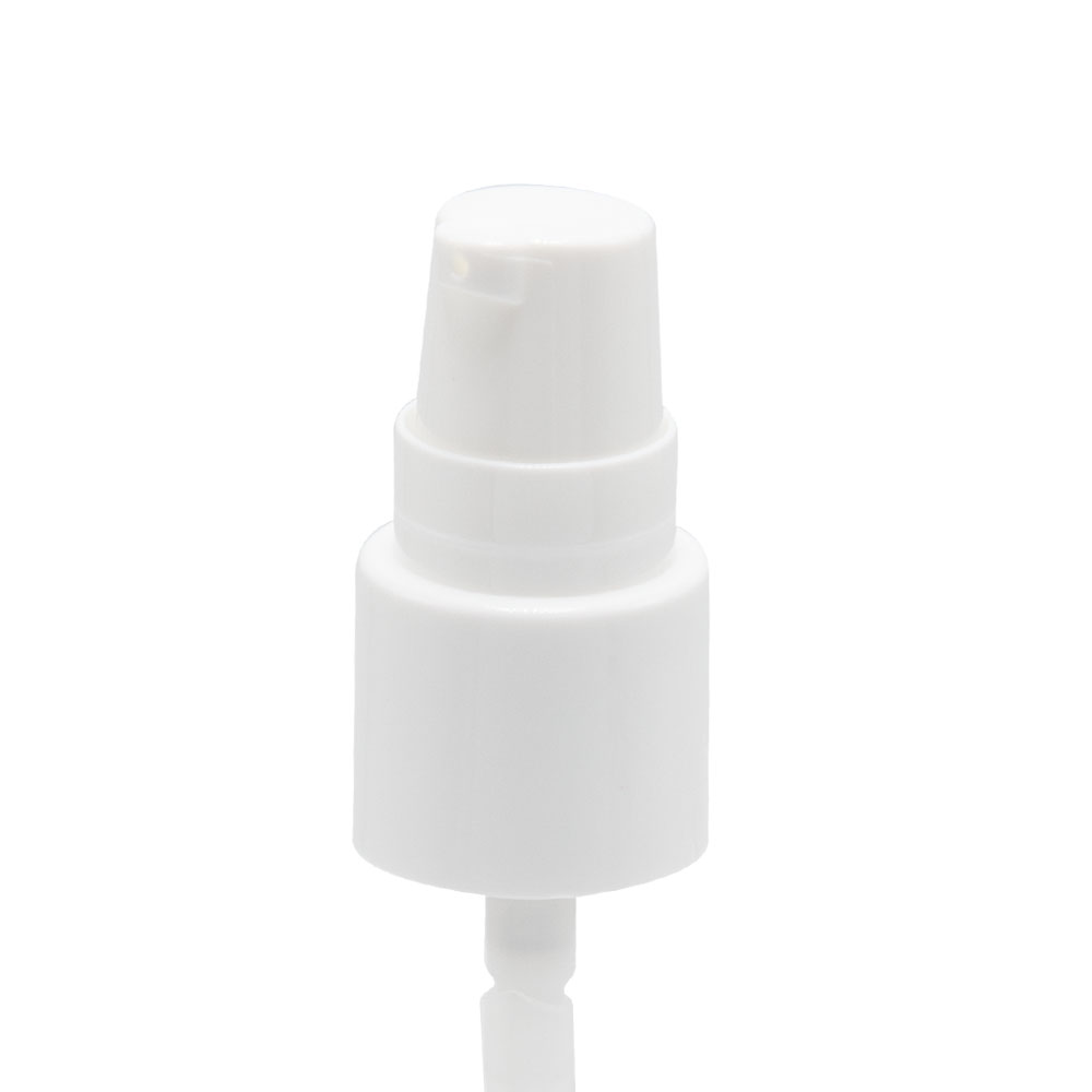 18 415 White Smooth Treatment Pump 3 3 4 Dip Tube 130mcl Output U S Plastic Corp