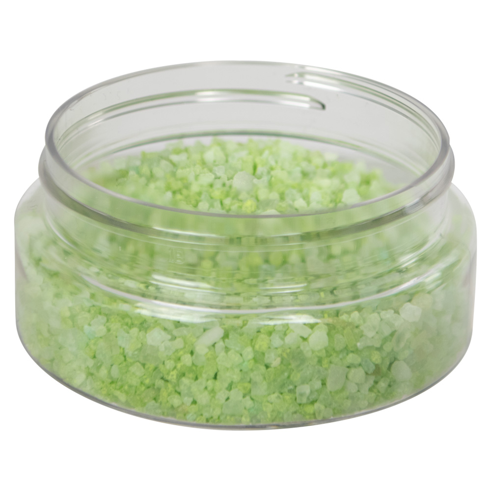 4 oz. Clear PET Low Profile Round Jar with 70/400 Neck (Caps sold separately)