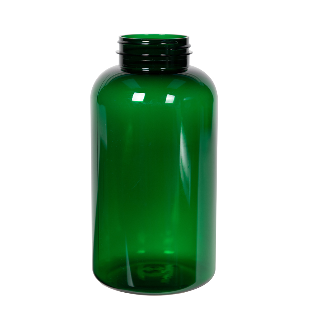 950cc Dark Green PET Packer Bottle with 53/400 Neck (Cap Sold Separately)