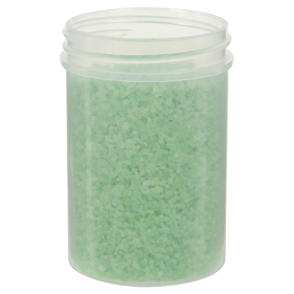 4 oz. Clarified Polypropylene Straight-Sided Round Jar with 53/400 Neck (Cap Sold Separately)