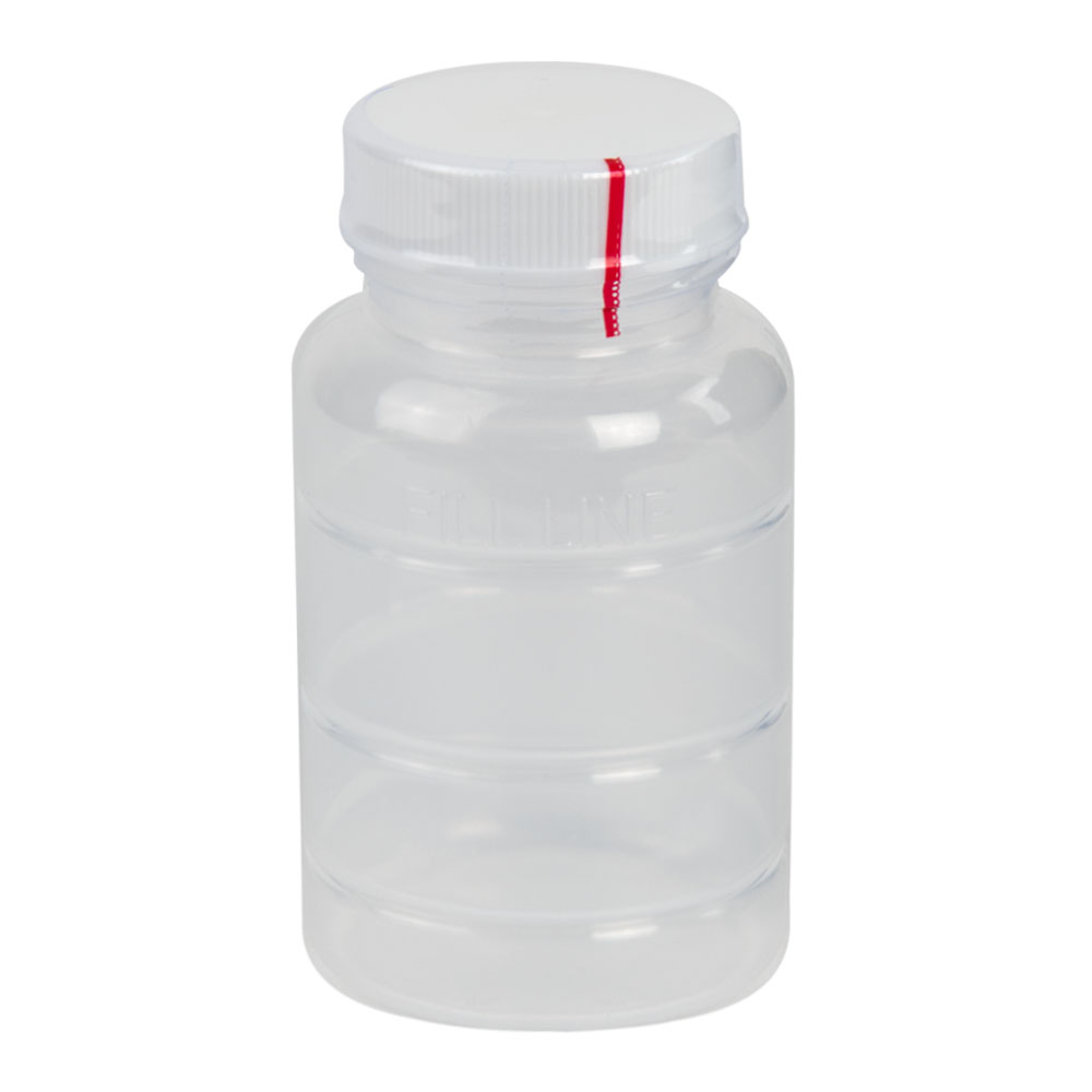 4 oz. Polypropylene Bottle with Clear Tamper Evident Band
