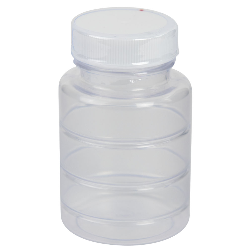 3 oz. ABS Bottle with Clear Tamper Evident Band