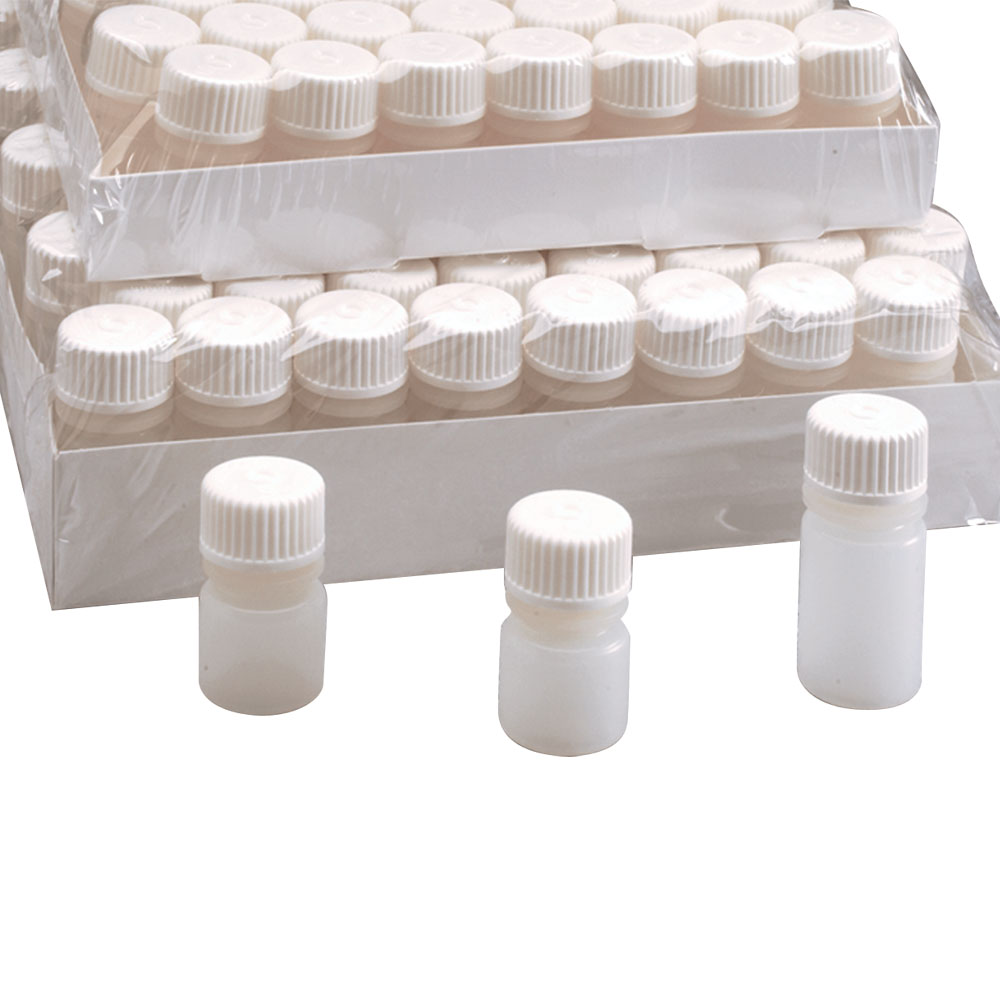 8mL Nalgene™ Sterile HDPE Diagnostic Bottles with 20/415 Caps - Case of 980