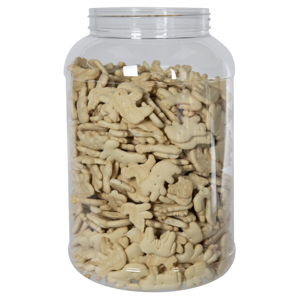 159 oz. Clear PET Round Jar with 120/400 Neck (Caps Sold Separately)