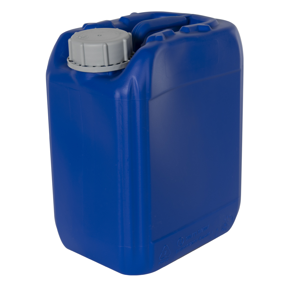 5 Liter/1.32 Gallon Blue HDPE Jerrican with 51mm Tamper-Evident Cap