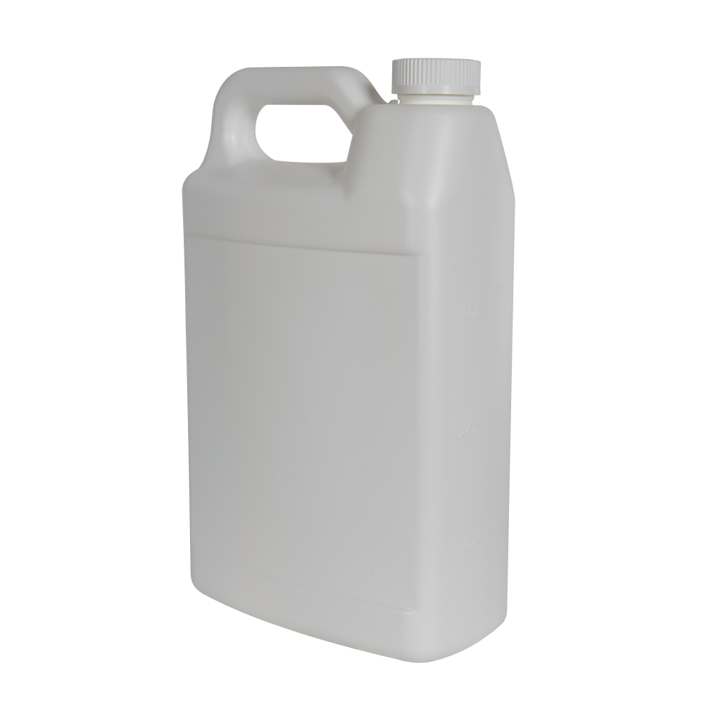 6 64 oz Clear Plastic Wide Mouth 1/2 Gallon Jars White Shatter Proof Lids Caps 