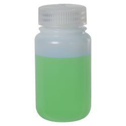 4 oz./125mL Nalgene™ Wide Mouth Pass-Port IP2 HDPE Shipping Bottle with 38mm Cap