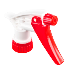 28/400 Red & White Polypropylene Model 320™ Sprayer with 7-1/4" Dip Tube (Bottle Sold Separately)