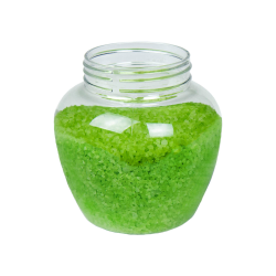16 oz. Clear PET Apple Jar with 63mm Neck (Caps Sold Separately)