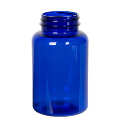 PET Cobalt Blue Bottle with 20mm by 410 Thread Neck 48 Bottles 4 oz Cap Sold Separately 