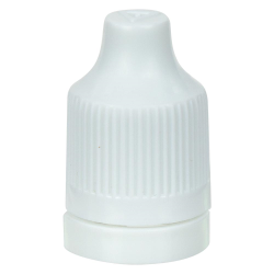 13/415 White CRC/TE Cap for 10mL & Larger E-Liquid Bottles
