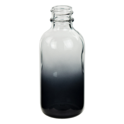 60mL Faded Black E-Liquid Boston Round Glass Bottle with 20/400 Neck (Cap Sold Separately)