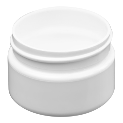 3 oz. White PET Straight-Sided Round Jar with 58/400 Neck (Cap Sold Separately)