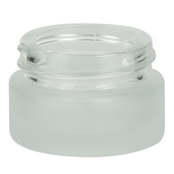 5mL Frosted Glass Round Jar with 33/400 Neck (Caps Sold Separately)