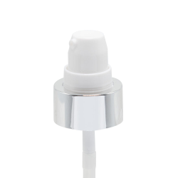 20 400 White Ribbed Treatment Pump 3 9 16 Dip Tube 130mcl Output U S Plastic Corp