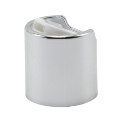 20/410 Silver & White Disc Dispensing Cap with 0.265" Orifice